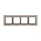 SIMON 54 NATURE 4-gang concrete frame Funda mente