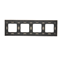 SIMON 54 NATURE 4-gang concrete frame Funda mente