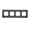 SIMON 54 NATURE 4-gang concrete frame Funda mente