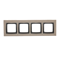 SIMON 54 NATURE 4-gang concrete frame Funda mente