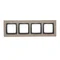 SIMON 54 NATURE 4-gang concrete frame Funda mente