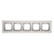SIMON 54 NATURE 5-fold metal frame Classic stainless steel