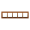 SIMON 54 NATURE 5-fold wooden frame Golden walnut