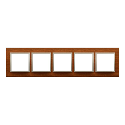 SIMON 54 NATURE 5-fold wooden frame Golden walnut