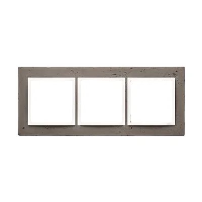 SIMON 54 NATURE La stryko 3-fold concrete frame