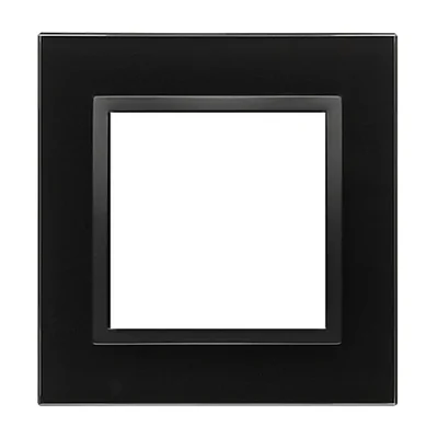 Simon 54 Nature WMDZ-0110xS-075 Einzelrahmen Naturglas, VULKANISCHE LAVA, IP20/IP44* (*IP44 - DUN1 Rahmendichtung muss verwendet werden)