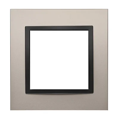 Simon 54 Nature WMDZ-0110xS-081 Cornice singola Nature-Metal, SATIN NIGHT, IP20/IP44* (*IP44 - è necessario utilizzare la guarnizione della cornice DUN1)