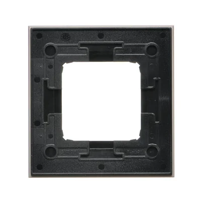 Simon 54 Nature WMDZ-0110xS-081 Cornice singola Nature-Metal, SATIN NIGHT, IP20/IP44* (*IP44 - è necessario utilizzare la guarnizione della cornice DUN1)