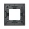 Simon 54 Nature WMDZ-0110xS-083 Cadre simple Nature-Métal, INOX FONCÉ, IP20/IP44* (*IP44 - Le joint de cadre DUN1 doit être utilisé)