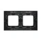 Simon 54 Nature WMDZ-0120xS-075 2-fach Nature Rahmen-Glas, VOLCANIC LAVA, IP20/IP44* (*IP44 - DUN2 Dichtungssatz muss verwendet werden)