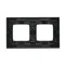 Simon 54 Nature WMDZ-0120xS-082 Ramka 2-krotna Nature-Metal, INOX NERO, IP20/IP44* (*IP44-należy zastosować zestaw uszczelek DUN2)