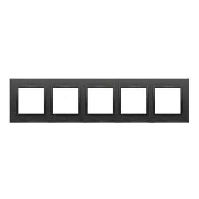 Simon 54 Nature WMDZ-0140xS-083 Ramka 4-krotna Nature-Metal, INOX DARK, IP20/IP44* (*IP44-należy zastosować zestaw uszczelek DUN4)