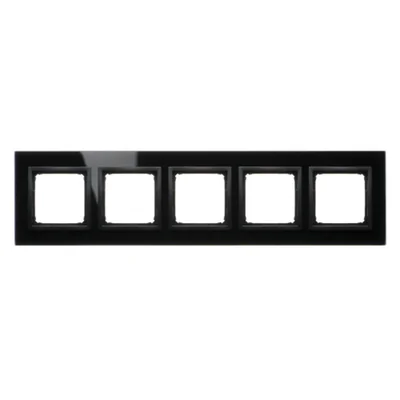 Simon 54 Nature WMDZ-0150xS-075 5-fach Nature Rahmen-Glas, VOLCANIC LAVA, IP20/IP44* (*IP44 - DUN5 Dichtungssatz muss verwendet werden)
