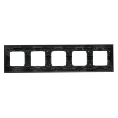 Simon 54 Nature WMDZ-0150xS-083 5 modules Nature-Metal frame, INOX DARK, IP20/IP44* (*IP44 - Le jeu de joints DUN5 doit être utilisé)