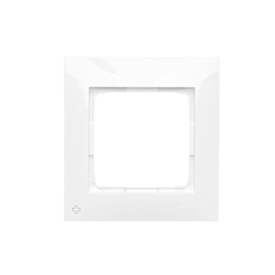 SIMON 54 PREMIUM 1-fach Universalrahmen IP20 antibakteriell weiß