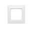 SIMON 54 PREMIUM 1-fold antibacterial frame for cardboard-gypsum boxes IP20/IP44 white
