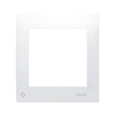 SIMON 54 PREMIUM 1-fold antibacterial frame for cardboard-gypsum boxes IP20/IP44 white