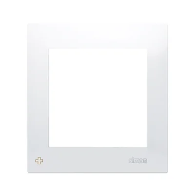 SIMON 54 PREMIUM 1-fold antibacterial frame for cardboard-gypsum boxes IP20/IP44 white