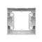 SIMON 54 PREMIUM 1-gang shallow surface-mounted box, white