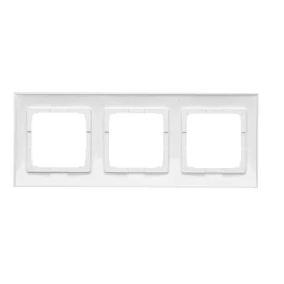 SIMON 54 PREMIUM 3-gang frame for cardboard-gypsum boxes, antibacterial IP20 / IP44 white