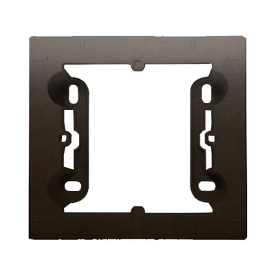 SIMON 54 PREMIUM Caja de superficie, 1 elemento placa marrón metalizado mate