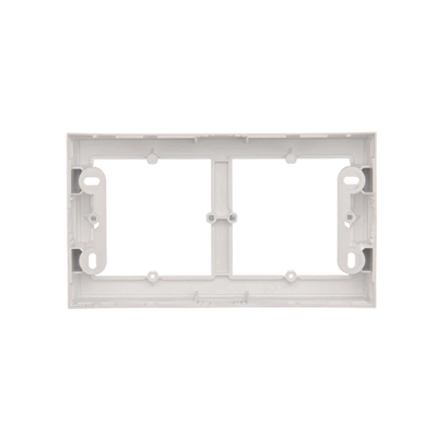 SIMON 54 PREMIUM Caja de superficie 2 elementos blanco