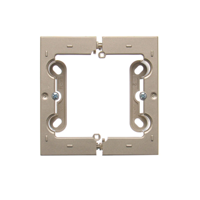 SIMON 54 PREMIUM Caja de superficie, profunda, simple, plegable, metalizada, oro mate