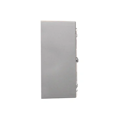 SIMON 54 PREMIUM Caja profunda de superficie, individual, plegable, metalizada, plata mate