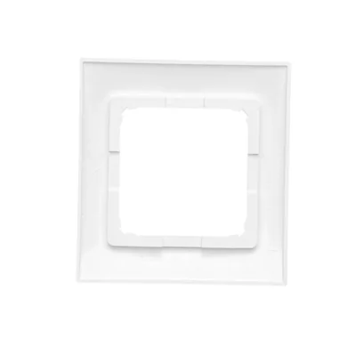 SIMON 54 PREMIUM Cornice antibatterica 1 uscita per scatole in cartongesso IP20/IP44 bianco