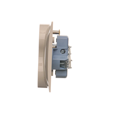 SIMON 54 PREMIUM Earthed double socket outlet with phase invariance function 16A 230V complete cream