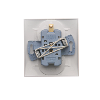 SIMON 54 PREMIUM Earthed double socket outlet with phase invariance function 16A 230V complete white