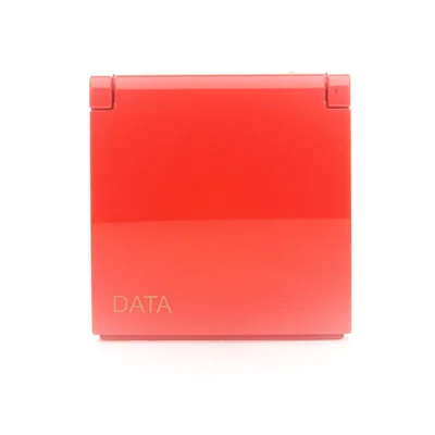 SIMON 54 PREMIUM IP44 cover + key for DATA socket red