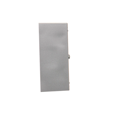 SIMON 54 PREMIUM Scatola da parete 1 posto metallizzato argento opaco
