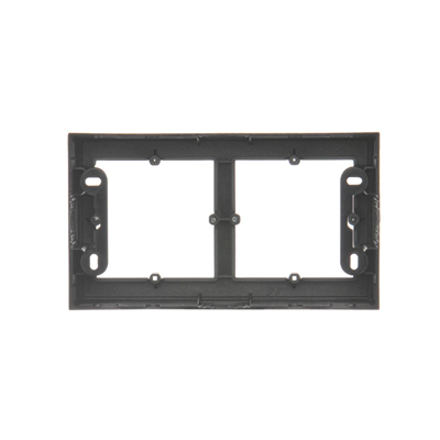 SIMON 54 PREMIUM Scatola da parete, placca metallizzata 2 ante, antracite