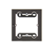 SIMON 54 PREMIUM Surface-mounted box, 1-gang, metallised brown mat