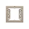 SIMON 54 PREMIUM Surface-mounted box, 1-gang, metallised gold mat