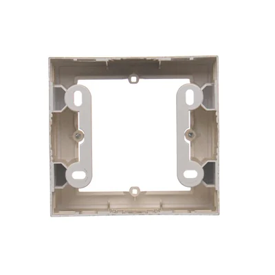 SIMON 54 PREMIUM Surface-mounted box, 1-gang, metallised gold mat