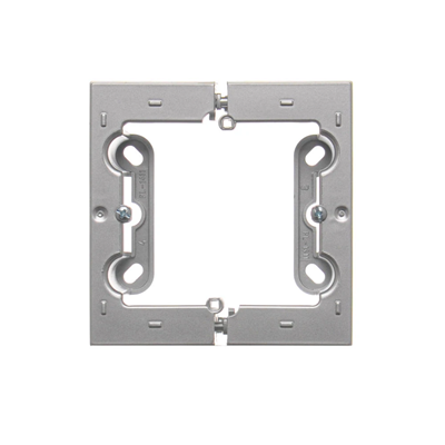 SIMON 54 PREMIUM Surface-mounted deep single folding box metallised silver mat