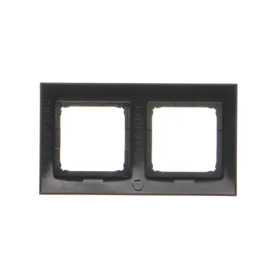 Simon 54 Premium WMDZ-0120xK-049 2-gang PREMIUM frame for plasterboard boxes IP20 / IP44; black