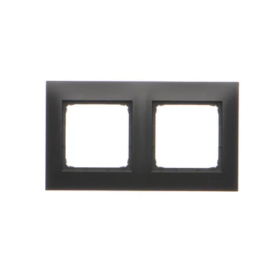 Simon 54 Premium WMDZ-0120xx-049 Ramka 2-krotna PREMIUM IP20 / IP44; czarny