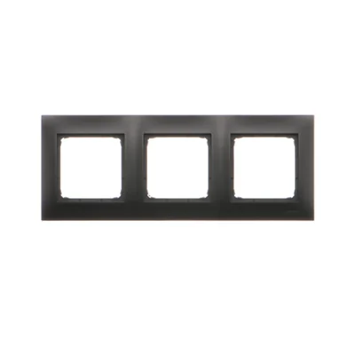 Simon 54 Premium WMDZ-0130xx-049 3-gang PREMIUM frame IP20 / IP44; black