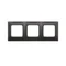 Simon 54 Premium WMDZ-0130xx-049 3-gang PREMIUM frame IP20 / IP44; black