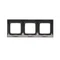 Simon 54 Premium WMDZ-0130xx-049 Boîtier PREMIUM 3 postes IP20 / IP44 ; noir