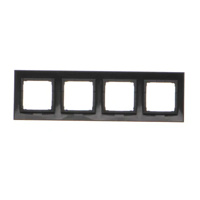 Simon 54 Premium WMDZ-0140xx-049 Boîtier PREMIUM 4 postes IP20 / IP44 ; noir