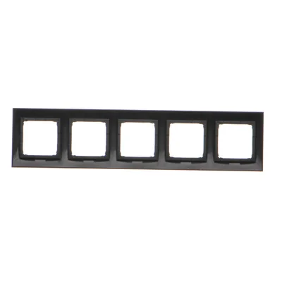 Simon 54 Premium WMDZ-0150xx-049 5-gang PREMIUM frame IP20 / IP44; black