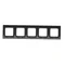 Simon 54 Premium WMDZ-0150xx-049 Boîtier PREMIUM 5 postes IP20 / IP44 ; noir