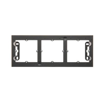 Simon 54 Premium WMDZ-203xxx-049 3-gang surface-mounted box for PREMIUM frames. Depth 35 mm; black