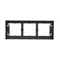 Simon 54 Premium WMDZ-203xxx-049 3-gang surface-mounted box for PREMIUM frames. Depth 35 mm; black