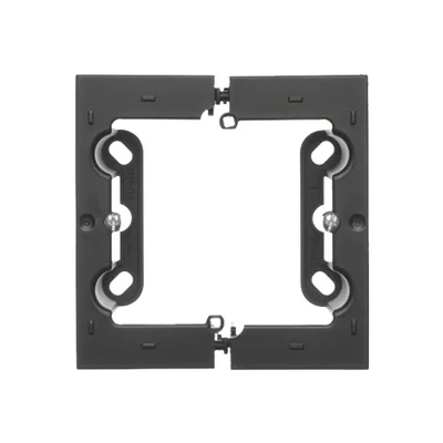 Simon 54 Premium WMDZ-22xCxx-049 Single surface-mounted box, foldable for Simon 54 PREMIUM frames. Depth 40 mm (1 pc. DSC/.. = 2 elements); black