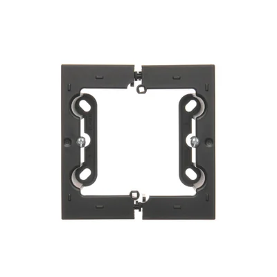 Simon 54 Premium WMDZ-22xCxx-049 Single surface-mounted box, foldable for Simon 54 PREMIUM frames. Depth 40 mm (1 pc. DSC/.. = 2 elements); black